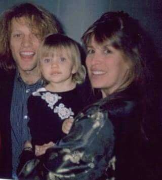 Stephanie Rose Bongiovi with her parents