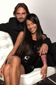 Yessica Kumala with her husband Josh Holloway