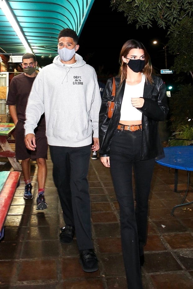 Booker with girlfriend Kendall Jenner.