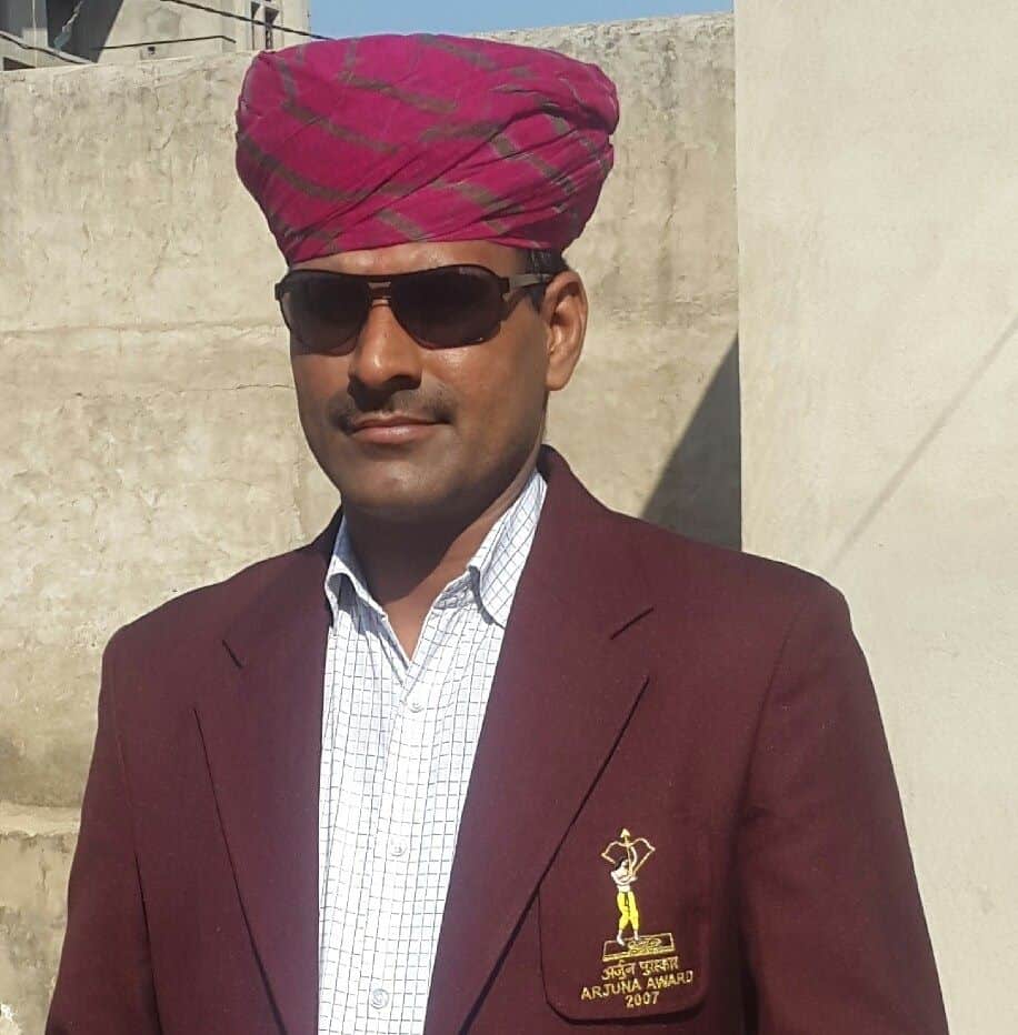 Bajrang Lal Thakar in suit