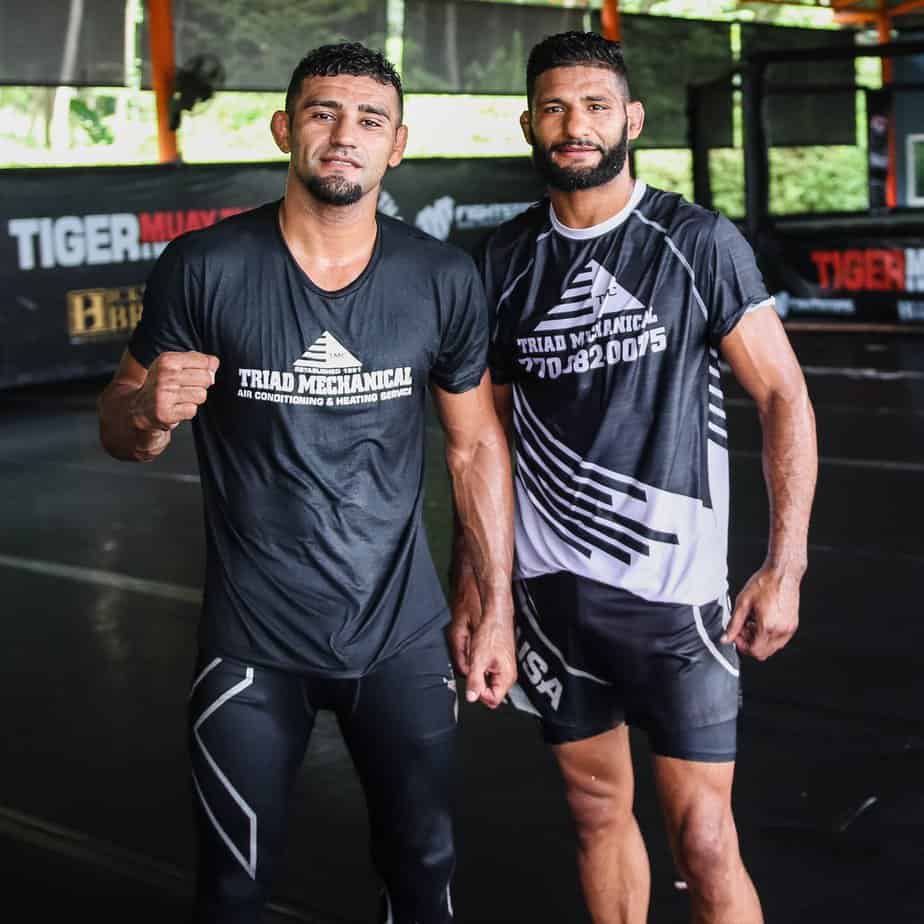 Douglas Lima with his brother Dhiego Lima