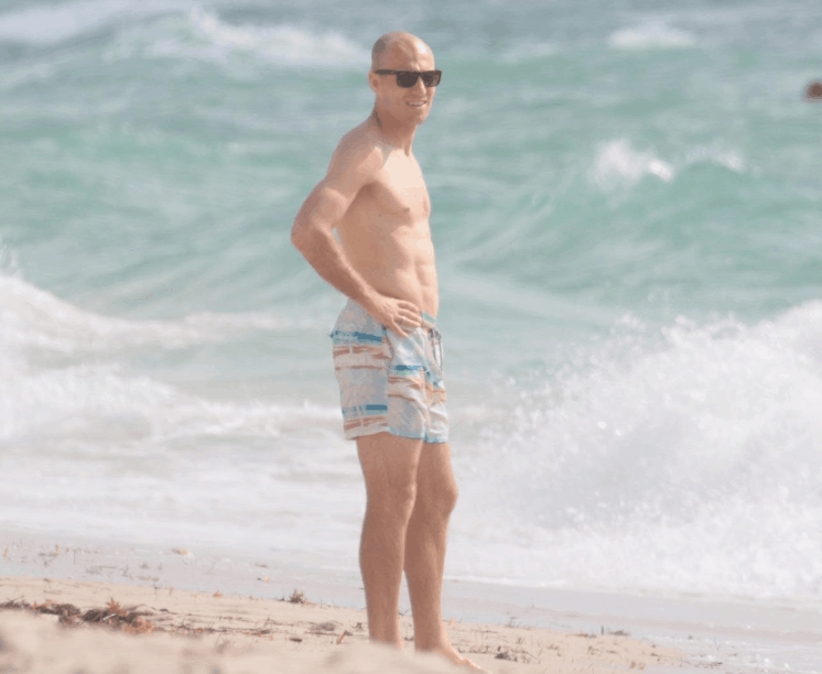 Arjen Robben on Vacation
