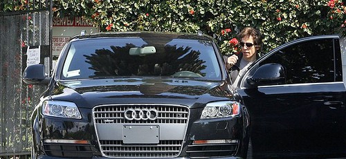 Ben Stiller spotted with his Audi Q7