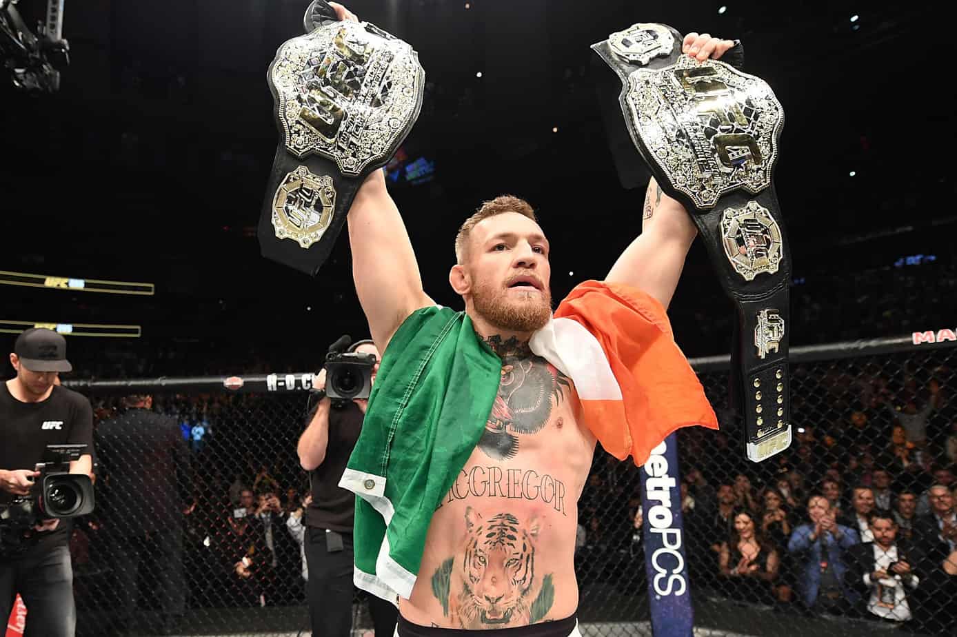 McGregor becoming the two division champion