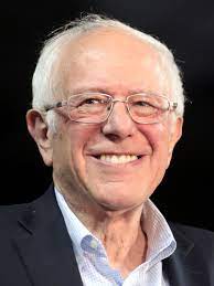 Bernie Sanders Smiling for Camera.