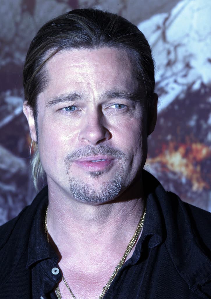 Brad Pitt Posing for Camera.