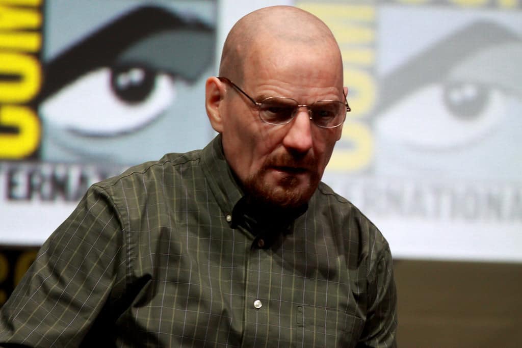 Bryan Cranston in his Heisenberg costume at the 2013 San-Diego Comic Con