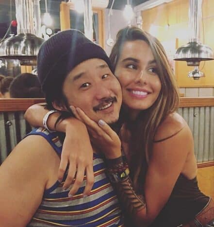 Bobby lee with his wife.