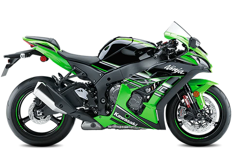 Black-and-Green-color-Kawasaki-ZX