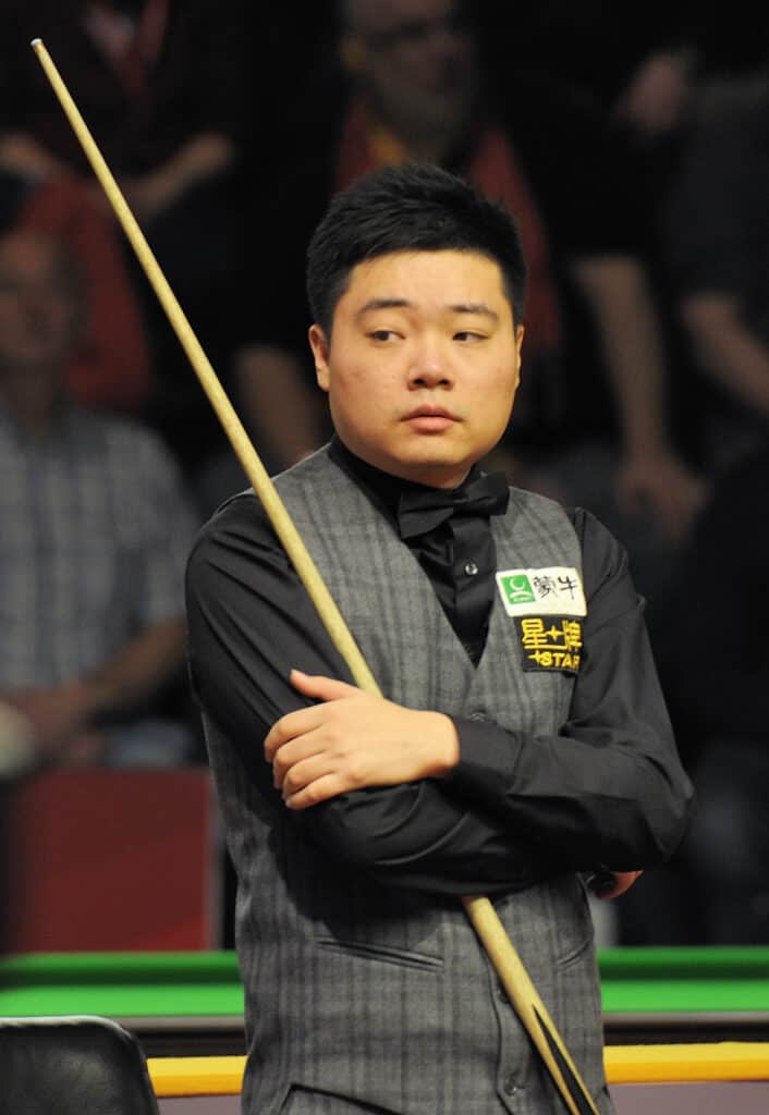 Ding Junhui during a game