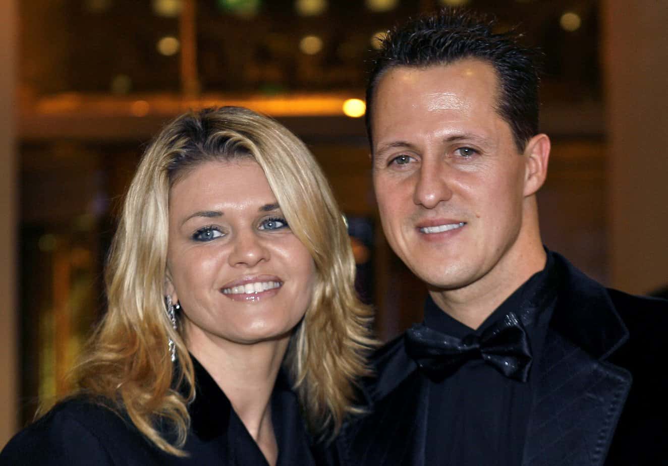 Michael Schumacher with his wife, Corinna Schumacher