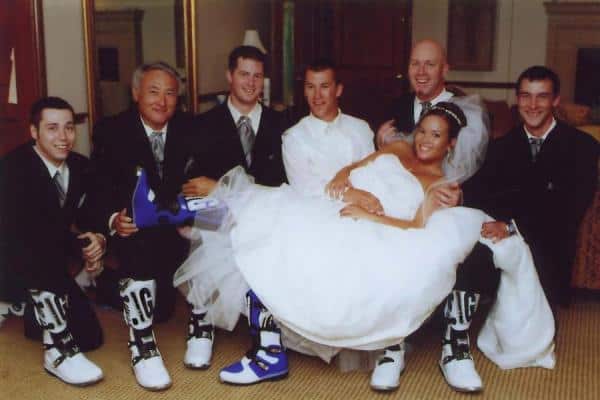 Ricky Carmichael on his wedding day.