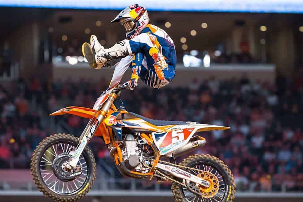 Ryan Dungey during a race.