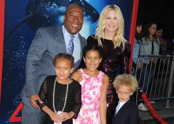 Byron Allen with his family