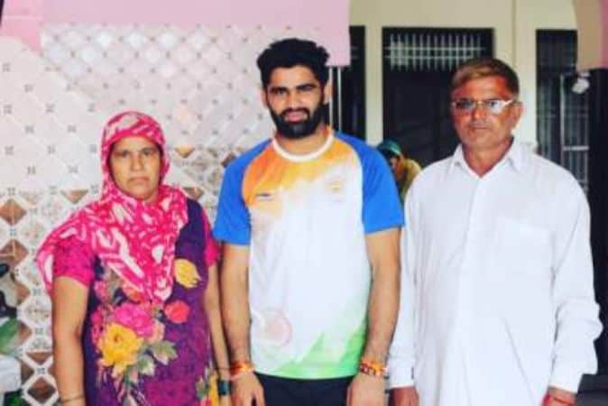 Pardeep with his Mother and Father