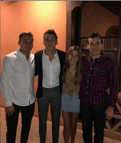 Armand Duplantis with his siblings.