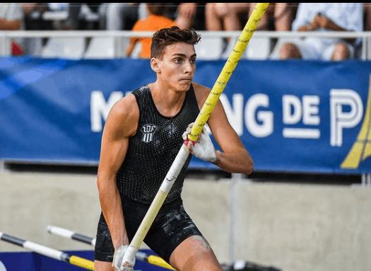 Armand Duplantis during the 2018 European Athletics.