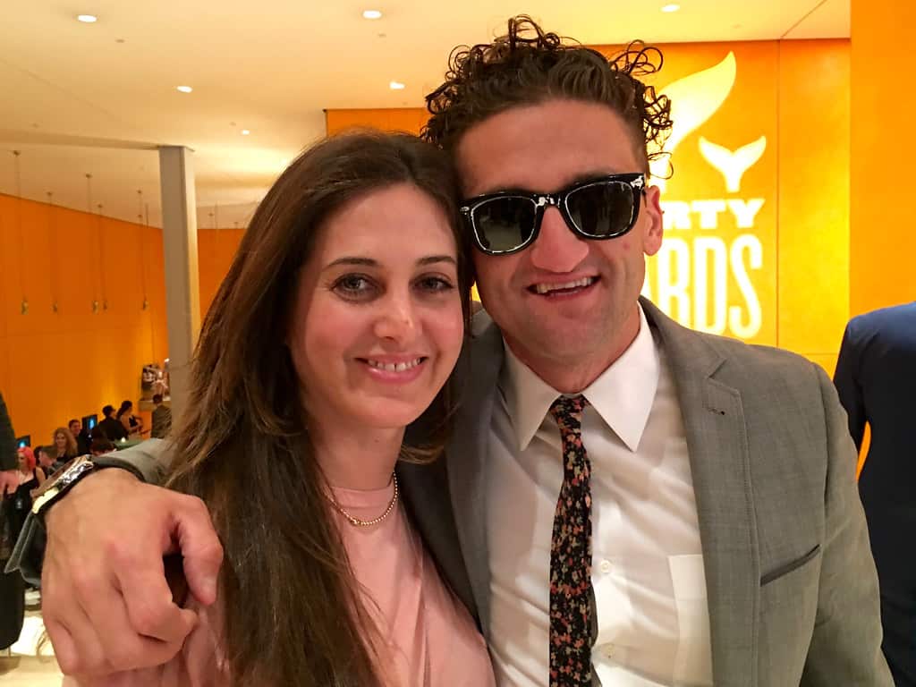 Casey Neistat with wife Candice Pool.