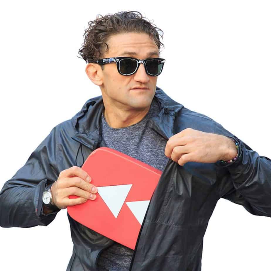 Casey Neistat during a Youtube rewind festival shoot.