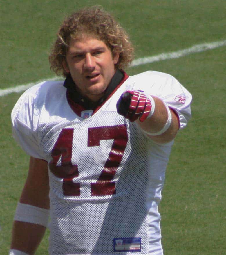 Chris Cooley at Redskins training camp 