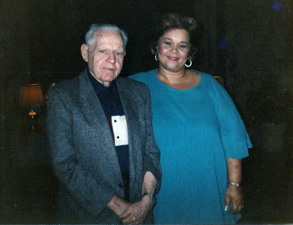 Rudolf Wanderone and his alleged daughter Etta James
