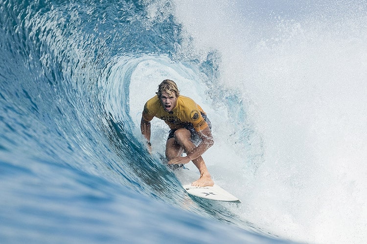John John Florence surfing