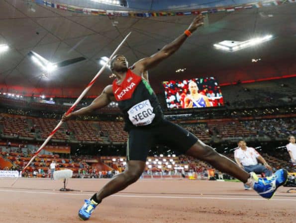 Julius Yego Throwing Javelin