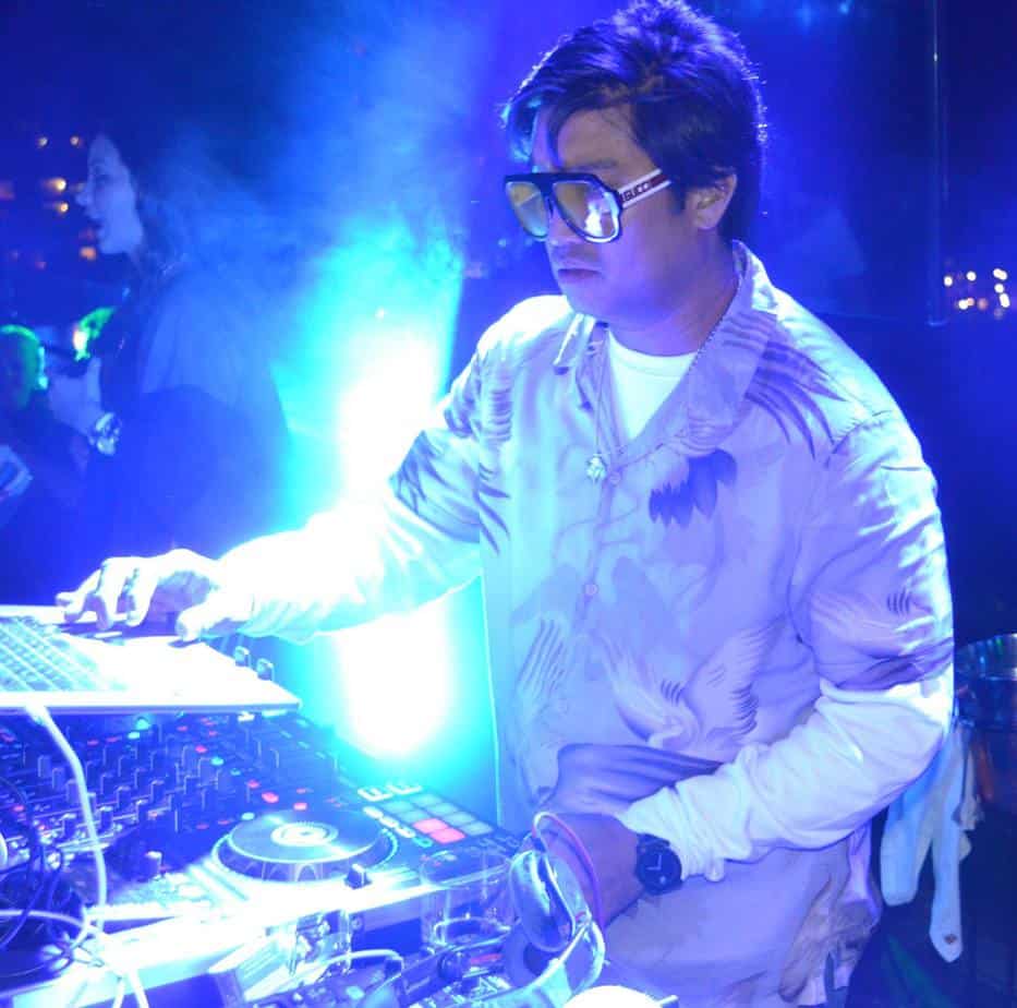 Chad Hugo during a live show