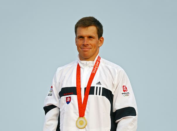 Michal Martinka during an Olympic event