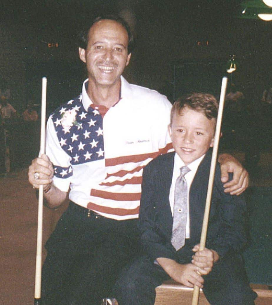 Mike Sigel and a young Shane Van Boening