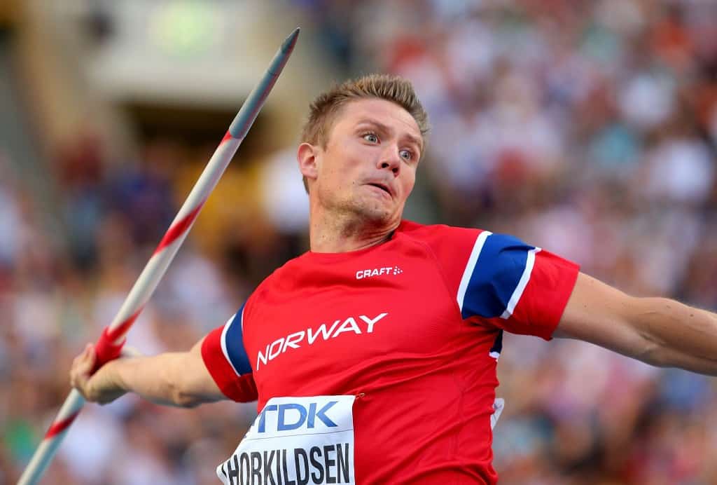 Andreas Thorkildsen two time olympic javelin champion