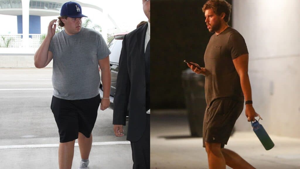 Christopher before and after weight loss.