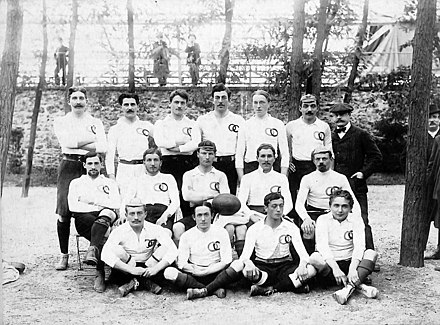 Jean Collas and his 1900 Olympic team.