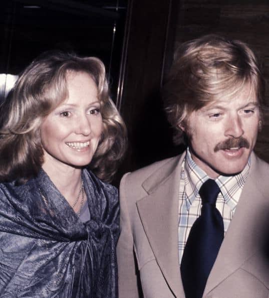 Lola Van Wagenen and Robert Redford during the 70s.