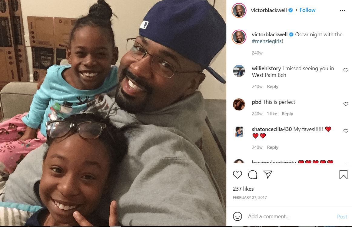 Victor Blackwell with his kids