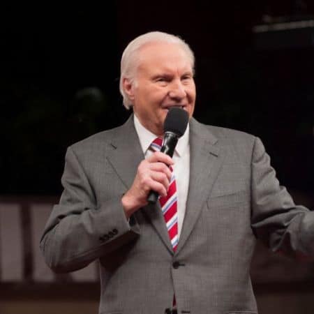 Jimmy Swaggart delivering Speech