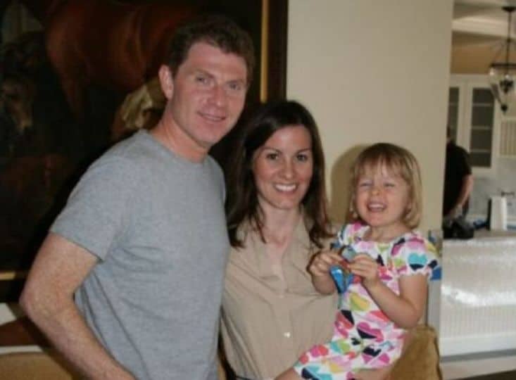 Kate Connelly with Bobby Flay and Daughter