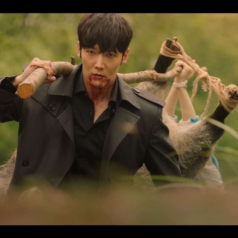 Choi Jin-hyuk shooting for Zombie Detective