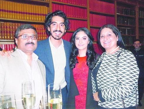 Dev Patel with his Family