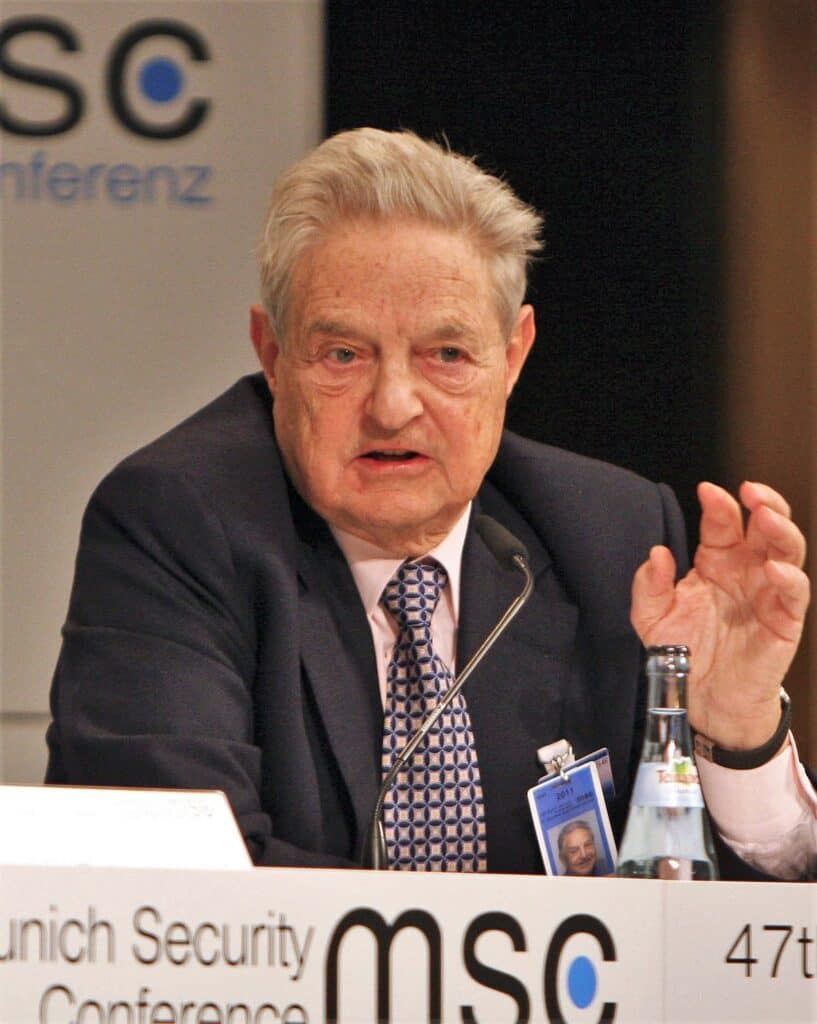 George Soros in conference