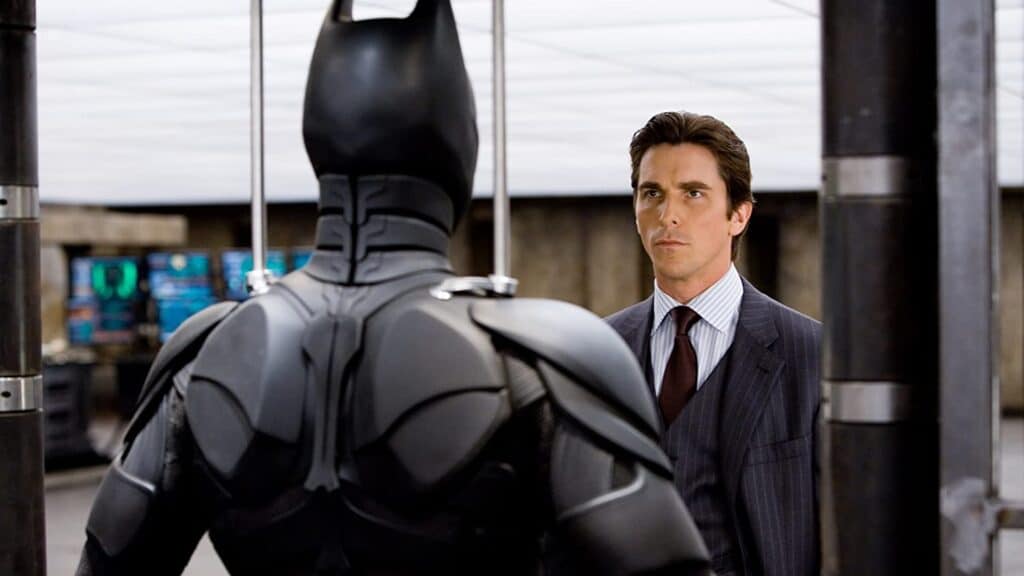 Christian Bale in Batman.