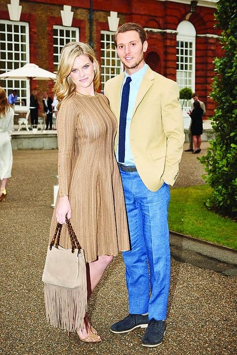 Alex Cowper with his ex-wife Alice Eve