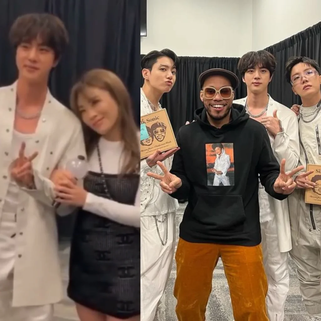 Jae-Lin-and-her-husband-posing-with-BTS-members