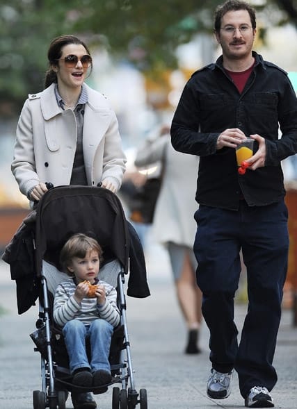 Rachel with Darren and son Henry