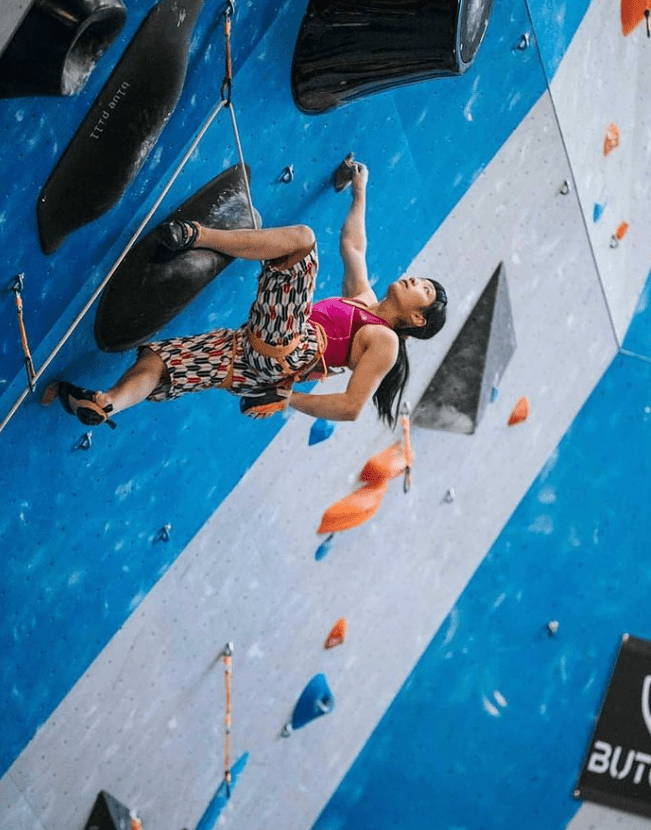 Ashima Shiraishi competing in Salt Lake City