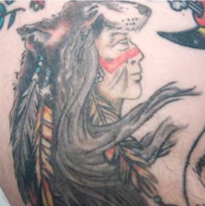 Bronson's chief tattoo