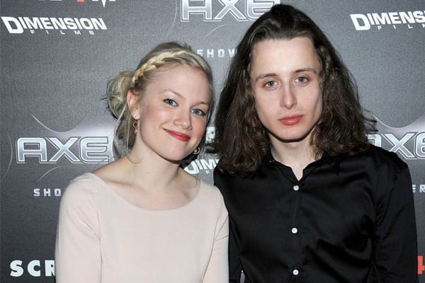 Sarah Scrivener and Rory Culkin appearing together in an event.