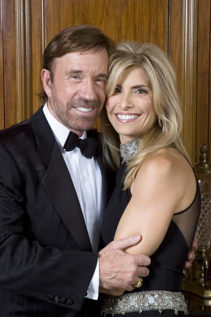 Chuck Norris and his wife, Gena O'Kelley