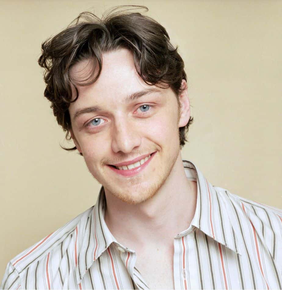 A rare picture of a young James McAvoy.