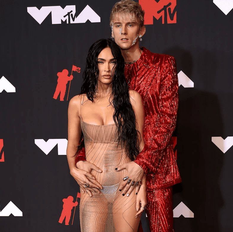 Megan and Colson pictured during the MTV VMAs (Source: US Weekly)